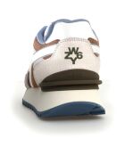 Sneakers en Cuir Yak blanches