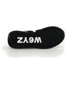 Sneakers en Cuir Yak noires