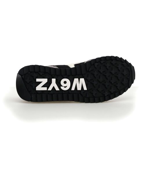 Sneakers en Cuir Yak noires