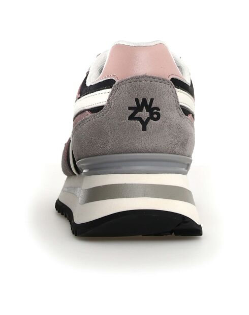 Sneakers en Cuir Yak noires