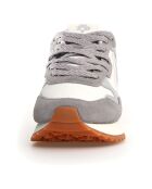 Sneakers en Cuir Yak grises