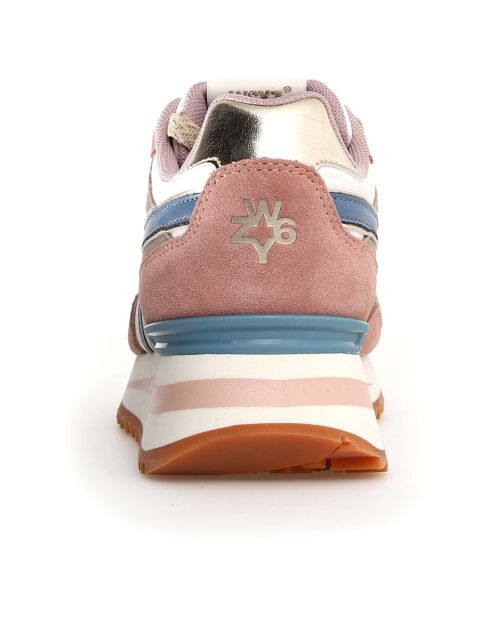 Sneakers en Cuir Yak taupe