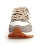 Sneakers en Cuir Yak taupe