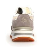 Sneakers en Cuir Yak taupe