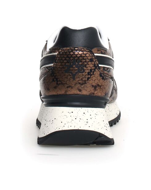 Sneakers en Cuir Yak noires