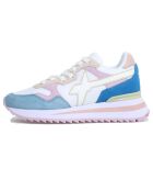 Sneakers en Cuir Yak grises