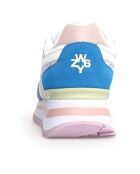 Sneakers en Cuir Yak grises