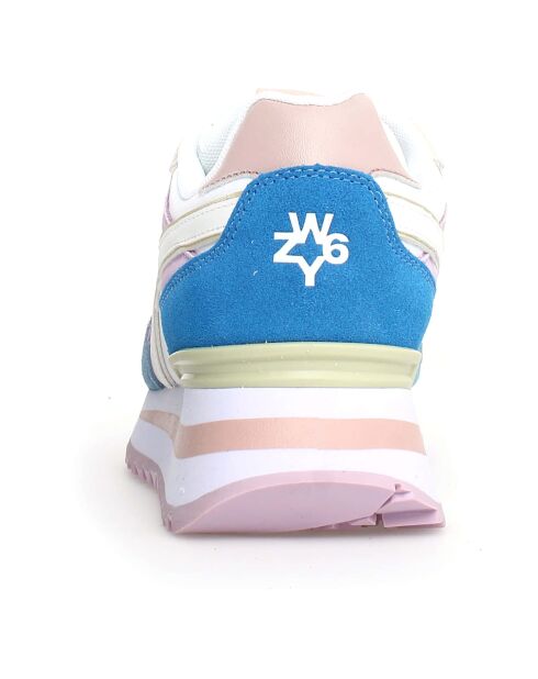 Sneakers en Cuir Yak grises