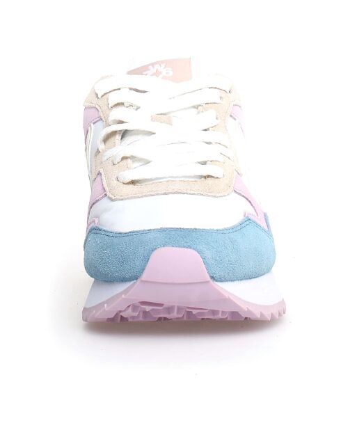 Sneakers en Cuir Yak grises