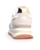 Sneakers en Cuir Yak beiges