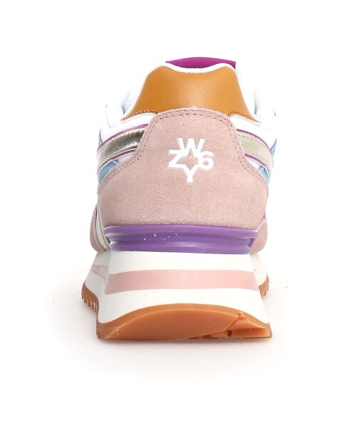 Sneakers en Cuir Yak blanches