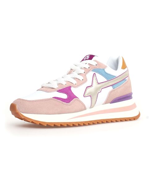 Sneakers en Cuir Yak blanches