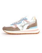 Sneakers en Cuir Yak taupe