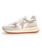 Sneakers en Cuir Yak beiges