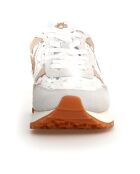 Sneakers en Cuir Yak beiges