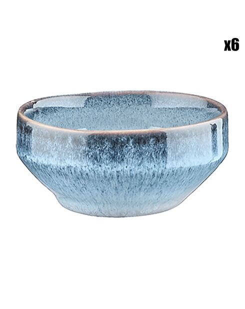 6 Bols Genesis bleus - 12 cl