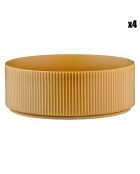 4 Bols Scandi jaune ocre - 100 cl