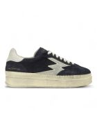 Sneakers en Cuir Double Club noir