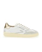 Sneakers en cuir Club blanc/doré