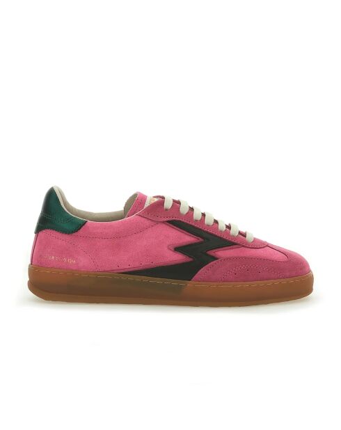 Sneakers en cuir Club rose