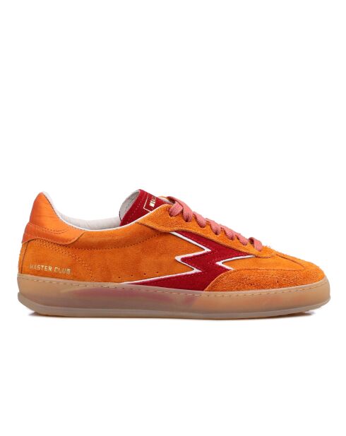 Sneakers en cuir Club orange
