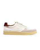 Sneakers Legacy in pelle bianca/bordeaux