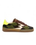 Sneakers en cuir Club camouflage