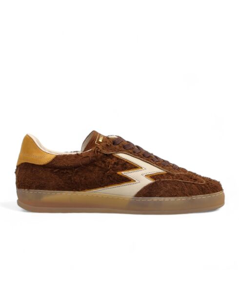 Sneakers en cuir Club marron