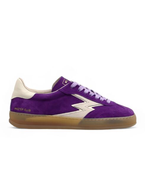 Sneakers en cuir Club violet