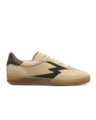 Sneakers Club aus beigem Leder