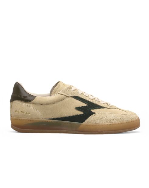 Sneakers en cuir Club beiges