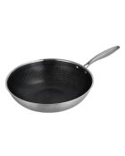 Wok triplex 'BlackSteel' - D.32cm 