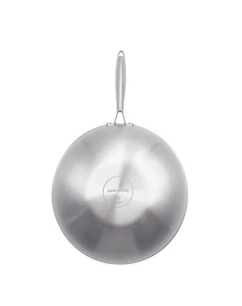 Wok triplex 'BlackSteel' - D.32cm 