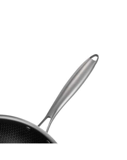 Wok triplex 'BlackSteel' - D.32cm 