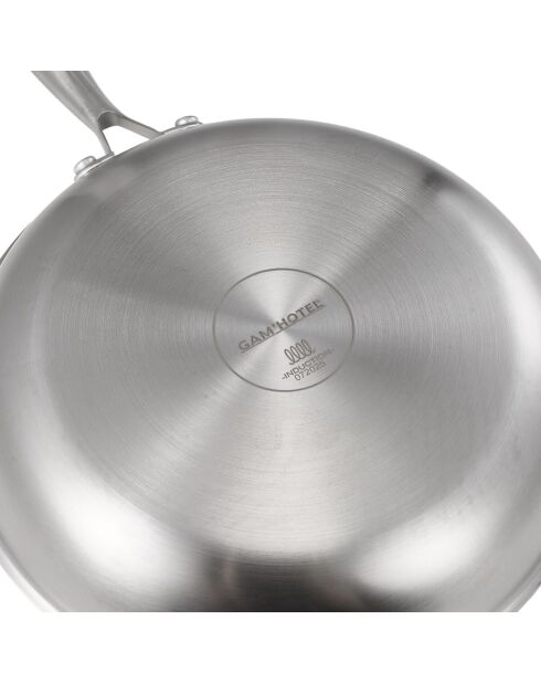 Poêle triplex 'BlackSteel' - D.32cm