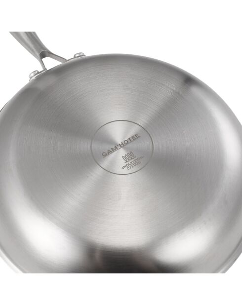 Poêle triplex 'BlackSteel' - D.24cm