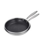 2 Poêles triplex 'BlackSteel' - D.24/28cm