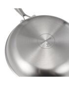 2 Poêles triplex 'BlackSteel' - D.24/28cm