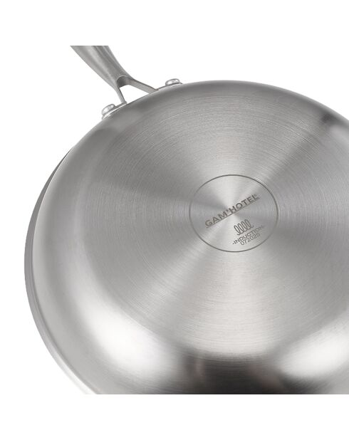 2 Poêles triplex 'BlackSteel' - D.24/28cm