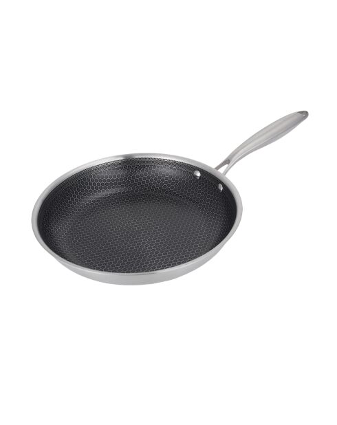 Poêle triplex 'BlackSteel' - D.28cm