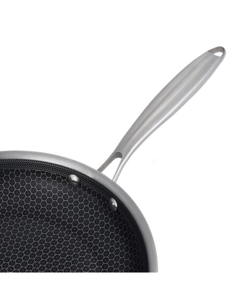 Poêle triplex 'BlackSteel' - D.28cm