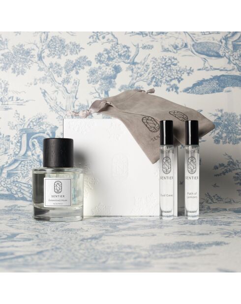 Coffret Musk Mirage (1 bougie 60g et 2 parfums 10ml)