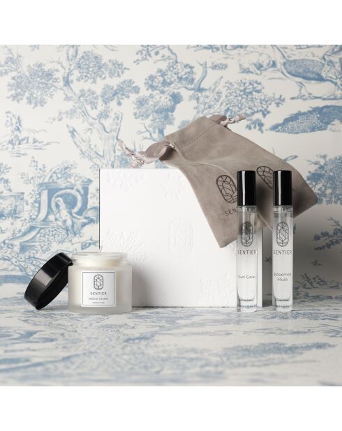 Coffret Montagne (1 bougie 60g et 2 parfums 10ml)