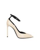 Escarpins en cuir Zoe blancs