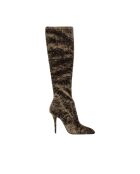 Bottes en velours Talia marron