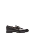 Mocassins en cuir noirs