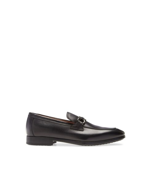 Mocassins en cuir noirs