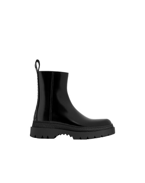 Bottes en cuir Highway noires