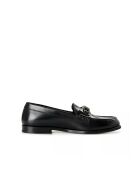 Mocassins en cuir noirs