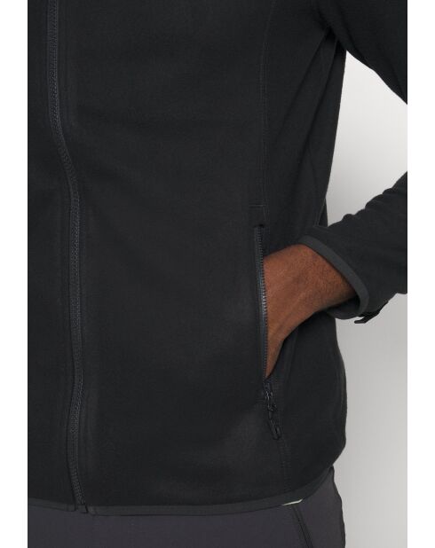 Veste polaire zippée noire